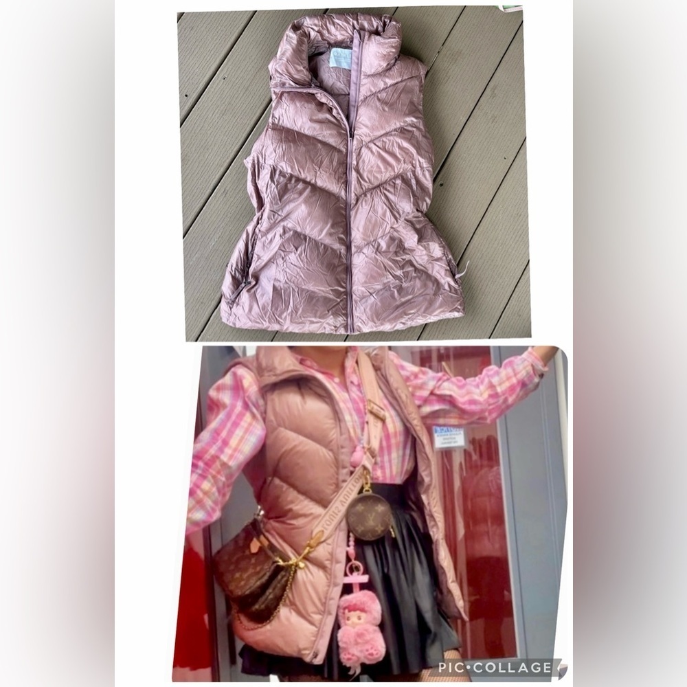 Athleta Pink Jacket medium vest
